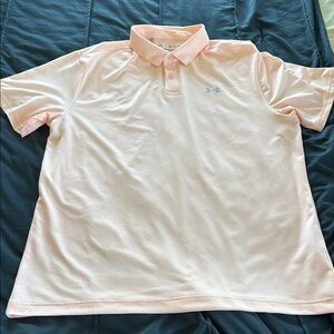 Under Armour Peach Polo Shirt